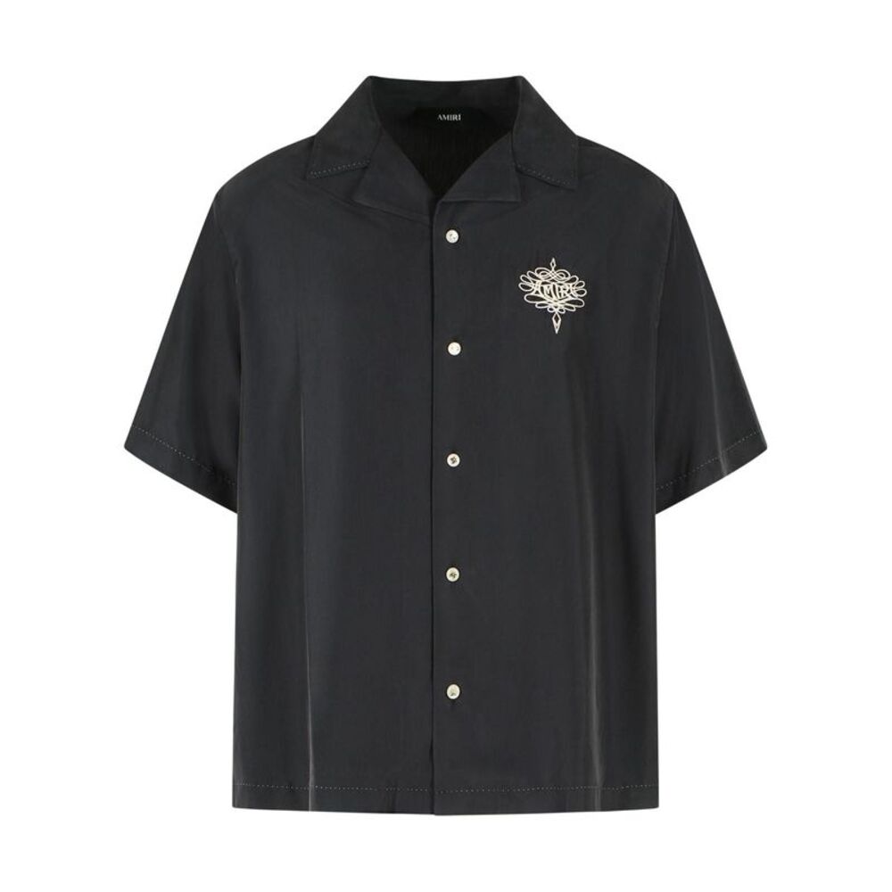 Amiri 'Lasso' Black Polyester Blend Shirt Men
